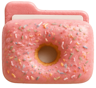 Donut folder icon