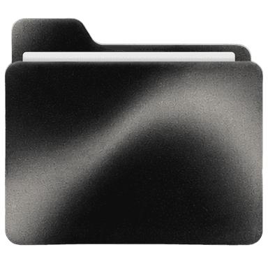Gunmetal folder icon